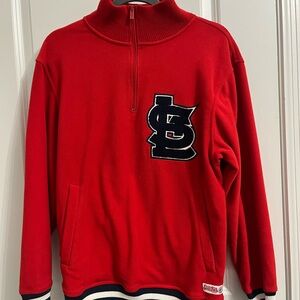 Stitches Red Quarter-Zip Sweatshirt